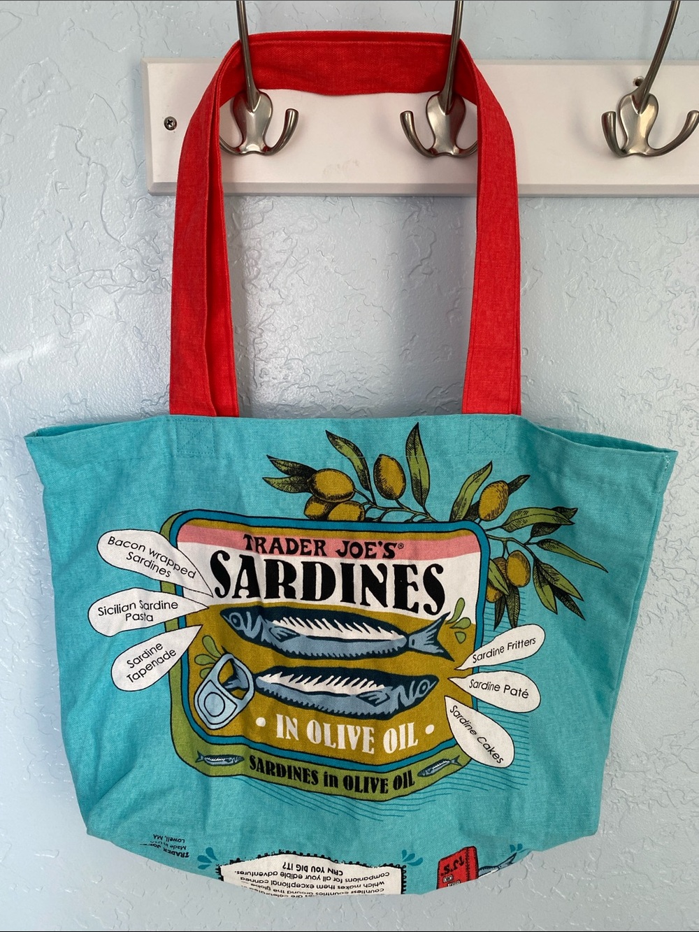 🐟Trader Joe’s🐟Sardines Canvas Tote